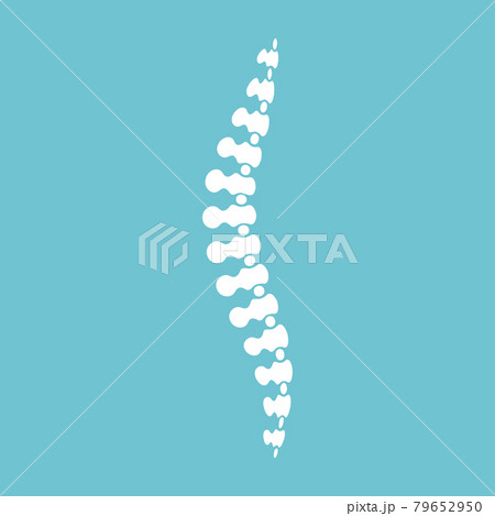Symbol of diagnosis and treatment of back diseases. Symbol of diagnosis and treatment of back diseases. 79652950