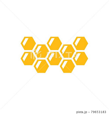 honey comb vector icon illustration 79653183