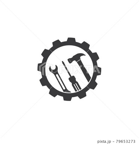 wrench vector illustration and icon of automotive repair 79653273