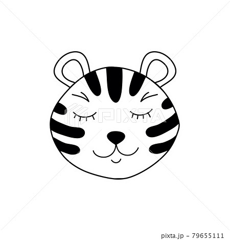 Cute adorable tiger Cute adorable tiger 79655111