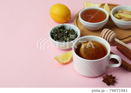Concept of alternative cold treatment, space for text 79655981