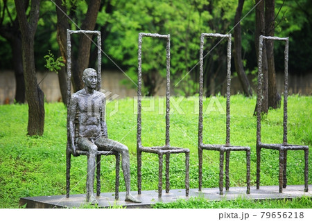 公園 花 造形物 79656218