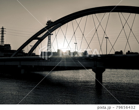 横浜・鶴見川橋 / Tsurumi River Bridge, Yokohama, Japan 79656432