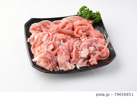 豚モモ肉 薄切り 豚モモ肉 薄切り 79656851