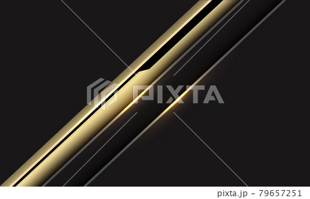 Abstract gold black cyber line slash on dark grey design modern futuristic background vector illustration. Abstract gold black cyber line slash on dark grey design modern futuristic background vector illustration. 79657251
