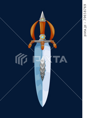 Magical broadsword, fantasy short sword or knife 79658769
