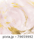Abstract pink Blurred texture with gols splatters pastel tone lights background. 79659992