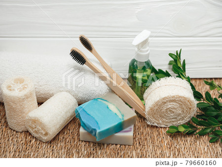 Eco friendly products, natural organic beauty product for bathroom 79660160