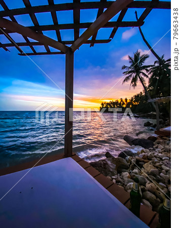 hideout beach sunset in Koh Kood, Trat, Thailand 79663438