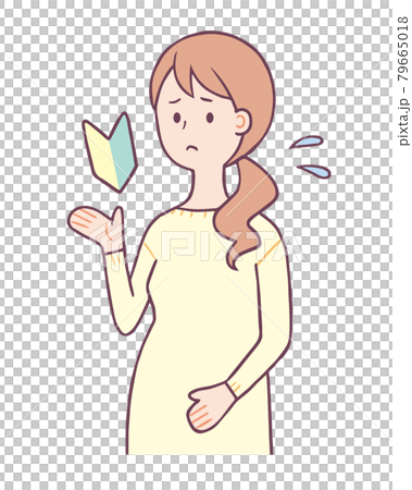 妊婦　初心者マーク　不安 79665018