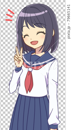 做一件水手服的女孩 79665141