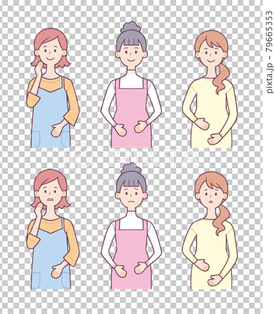 孕婦面部表情集 孕婦面部表情集 79665353