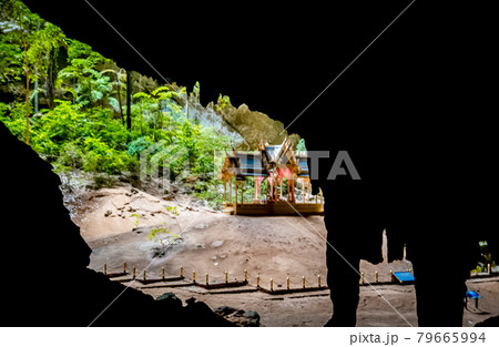 Phraya Nakhon Cave, Khua Kharuehat pavillion temple in Khao Sam Roi Yot National Park in Prachuap 79665994