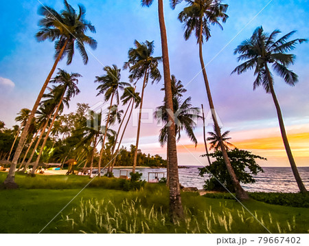 hideout beach sunset in Koh Kood, Trat, Thailand hideout beach sunset in Koh Kood, Trat, Thailand 79667402