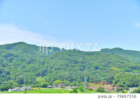 大久保橋/千曲川周辺を望む (長野県小諸市)【2021.6】 大久保橋/千曲川周辺を望む (長野県小諸市)【2021.6】 79667556