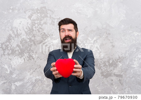 Feast of Saint Valentine. Generous man. Handsome 79670930