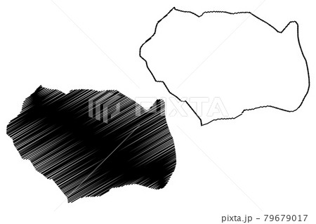 Sanchez Ramirez Province (Dominican Republic, Hispaniola, Provinces of the Dominican Republic) map vector illustration, scribble sketch Sanchez Ramirez map.. 79679017