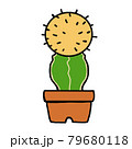 鉢に植えられたサボテン 79680118
