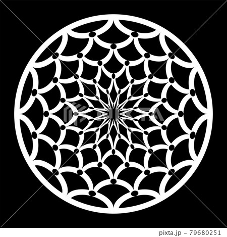 Abstract circle pattern. Decorative design element. Abstract circle pattern. Decorative design element. 79680251