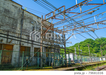 熊ノ平駅　周辺の景色　変電所跡　アプトの道　初夏の風景　安中市　 79681036