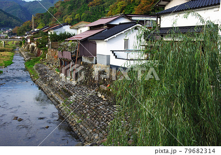 城下町勝山の高瀬舟舟場跡 79682314
