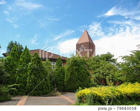学校の時計台 79683038