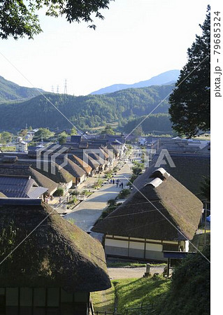 江戸風情・大内宿（福島県・下郷町） 79685324