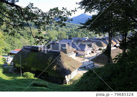 江戸風情・大内宿（福島県・下郷町） 79685328