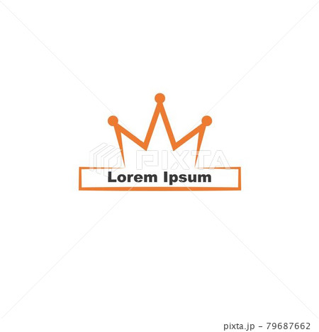 royal crown logo icon vector illustration 79687662