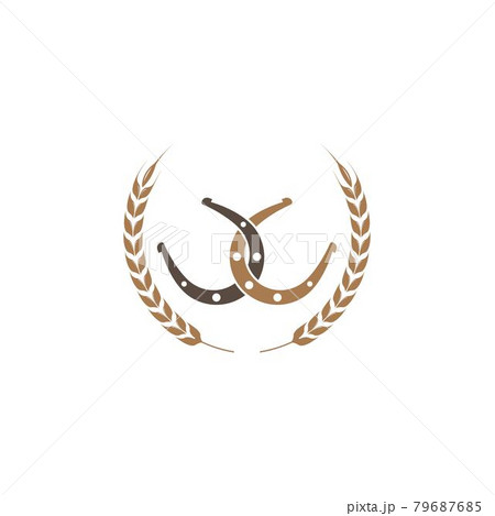 horse shoe service repair  icon logo vector illustration 79687685
