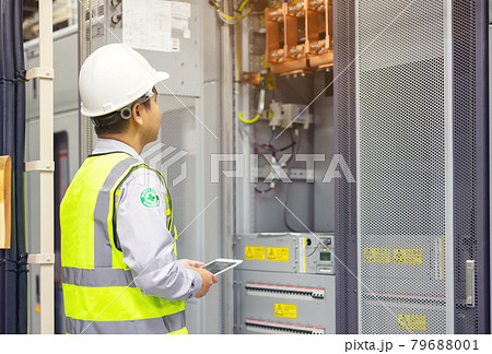 wire cable assemble or connect with copper busbar in electrical power cabinet for supply electric high power to production line or machine in manufacturing process industrial wire cable assemble or connect with copper busbar in electrical power cabinet for supply electric high power to production line or machine in manufacturing process industrial 79688001