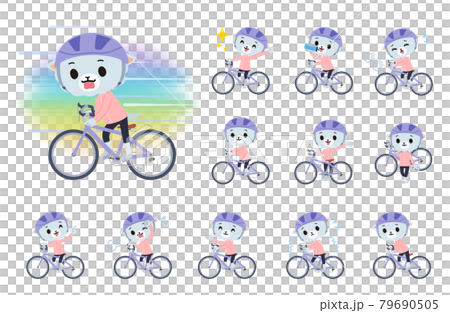 一群騎公路自行車的羊男孩 79690505
