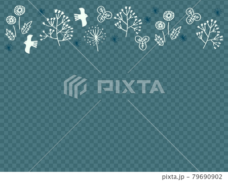 緑北欧お手紙フレーム 79690902