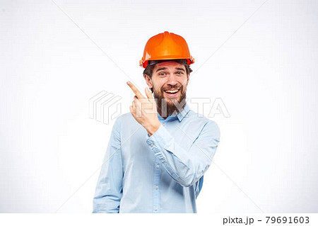 emotional men orange helmet engineer construction industry lifestyle cropped view emotional men orange helmet engineer construction industry lifestyle cropped view 79691603