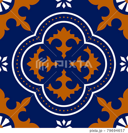 Talavera pattern. Moroccan tile mosaic. Talavera pattern. Moroccan tile mosaic. 79694657