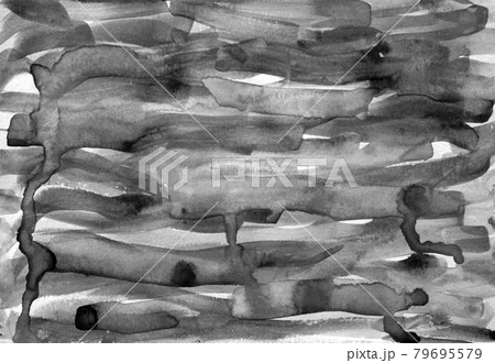 Abstract watercolor on paper texture as background. In black and white toned Abstract watercolor on paper texture as background. In black and white toned 79695579