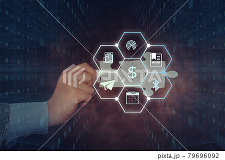 Hand Holding Jigsaw Puzzle Piece Unlocking New Futuristic Technologies. Palm Carrying Puzzles Part Displaying Solving Late Innovative Virtual Ideas. Hand Holding Jigsaw Puzzle Piece Unlocking New Futuristic Technologies. Palm Carrying Puzzles Part Displaying Solving Late Innovative Virtual Ideas. 79696092