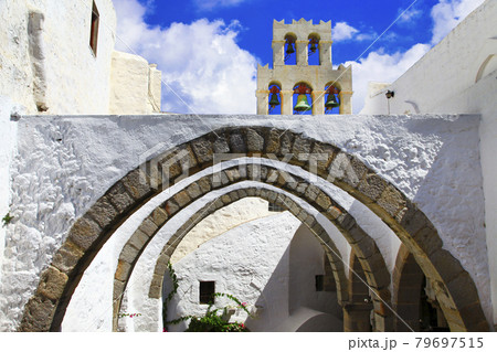 Greece famous monasteries - Monastery of Saint John the Theologian in Patmos 79697515