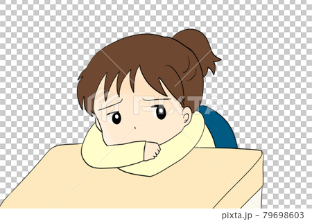 机にふして悩む1 机にふして悩む1 79698603