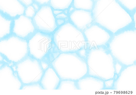 アナログ水彩ゆれる水面の模様のイラスト素材