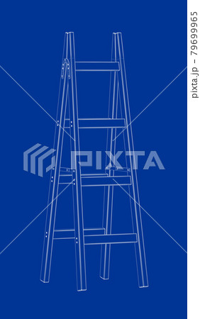 3d model of ladder 79699965