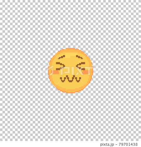 Pixel art Confounded Emoji face icon. Vector cute pixel Helpless emoticon. Dead Emoji in retro pixel 8 bit style. Sad defeat emoji yellow face isolated icon. Pixel art Confounded Emoji face icon. Vector cute pixel Helpless emoticon. Dead Emoji in retro pixel 8 bit style. Sad defeat emoji yellow face isolated icon. 79701438