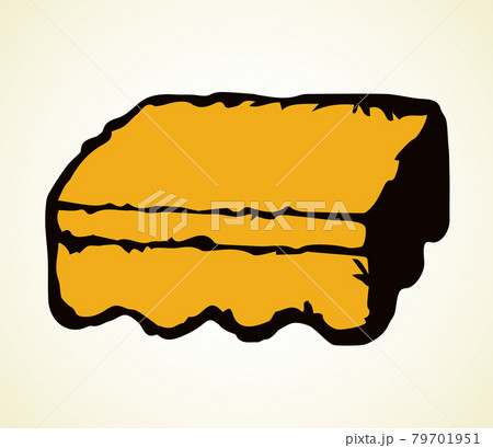 Sponge for washing dishes. Vector drawing 79701951