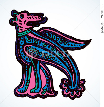 Celtic ornament. Vector drawing label Celtic ornament. Vector drawing label 79701952