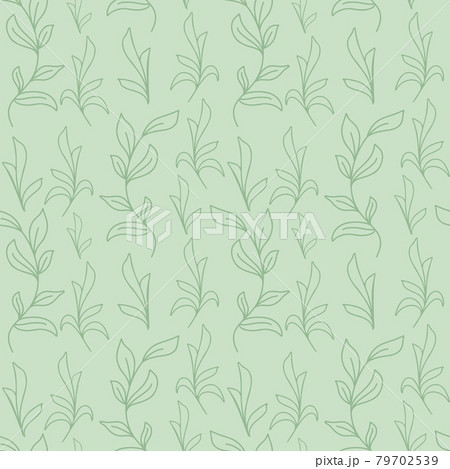 Branches with leaves seamless pattern, vector illustration. Branches with leaves seamless pattern, vector illustration. 79702539