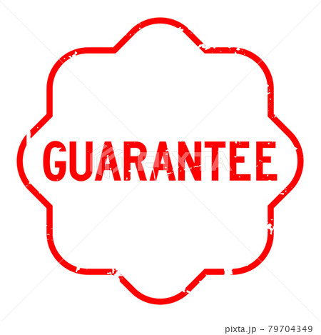 Grunge red guarantee word rubber seal stamp on white background Grunge red guarantee word rubber seal stamp on white background 79704349