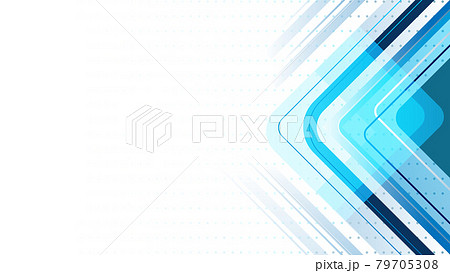 Abstract lines background with polygon and curved lines. Modern, blue and white. 79705308