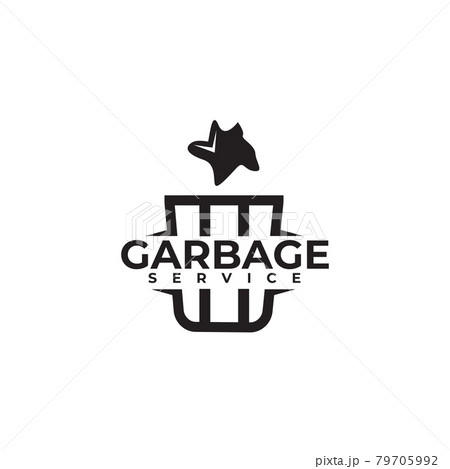 Garbage removal company logo design template Garbage removal company logo design template 79705992