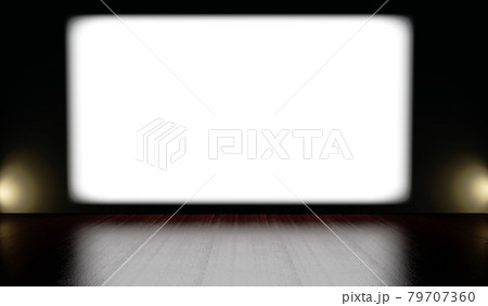 Projection screen on stage 79707360
