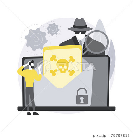 Malware abstract concept vector illustration. Malware abstract concept vector illustration. 79707812